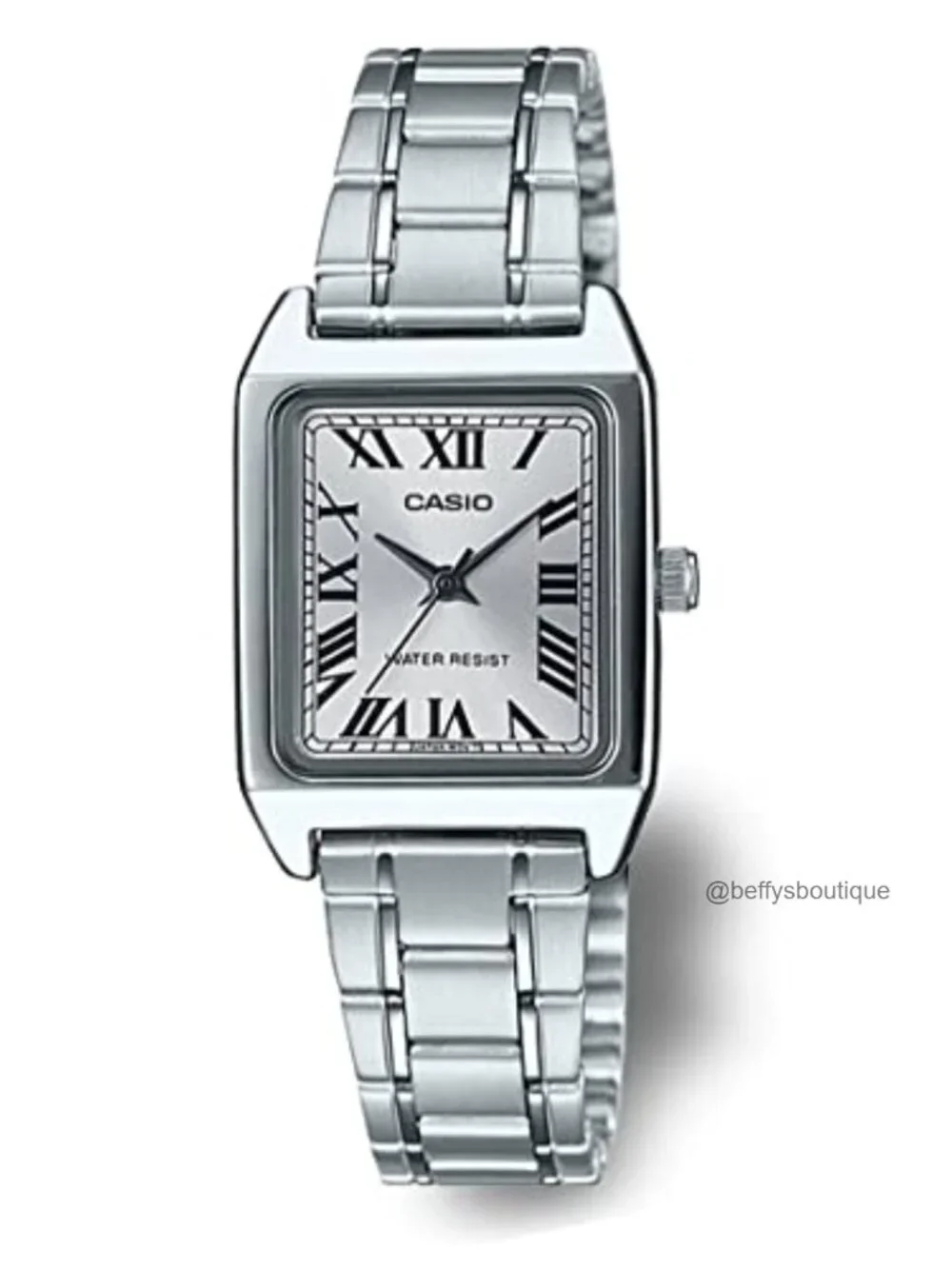 Casio Stainless Steel Quartz Watch Analog Dress Wristwatch